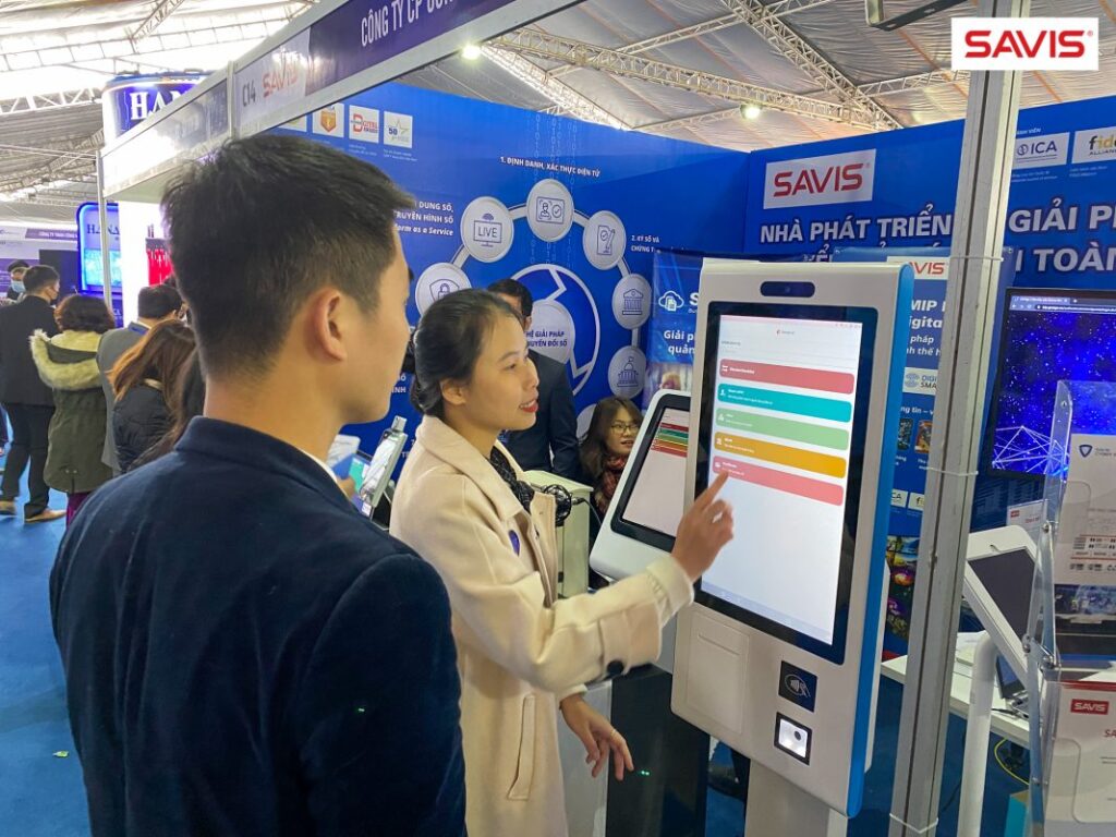 SAVIS - Hệ giải pháp Chuyển đổi số  - Triển lãm Đổi mới sáng tạo smart kiosk