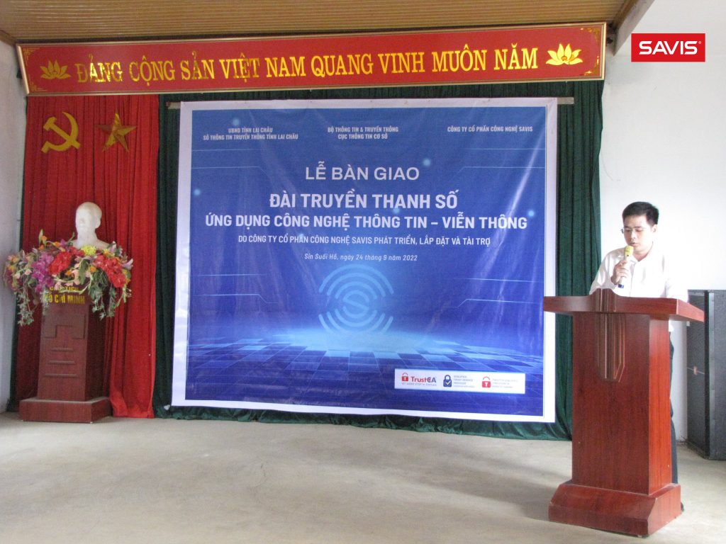 SAVIS bàn giao Đài truyền thanh số ứng dụng công nghệ - thông tin cho xã Sin Suối Hồ, tỉnh Lai Châu 1 IMG 0458 2