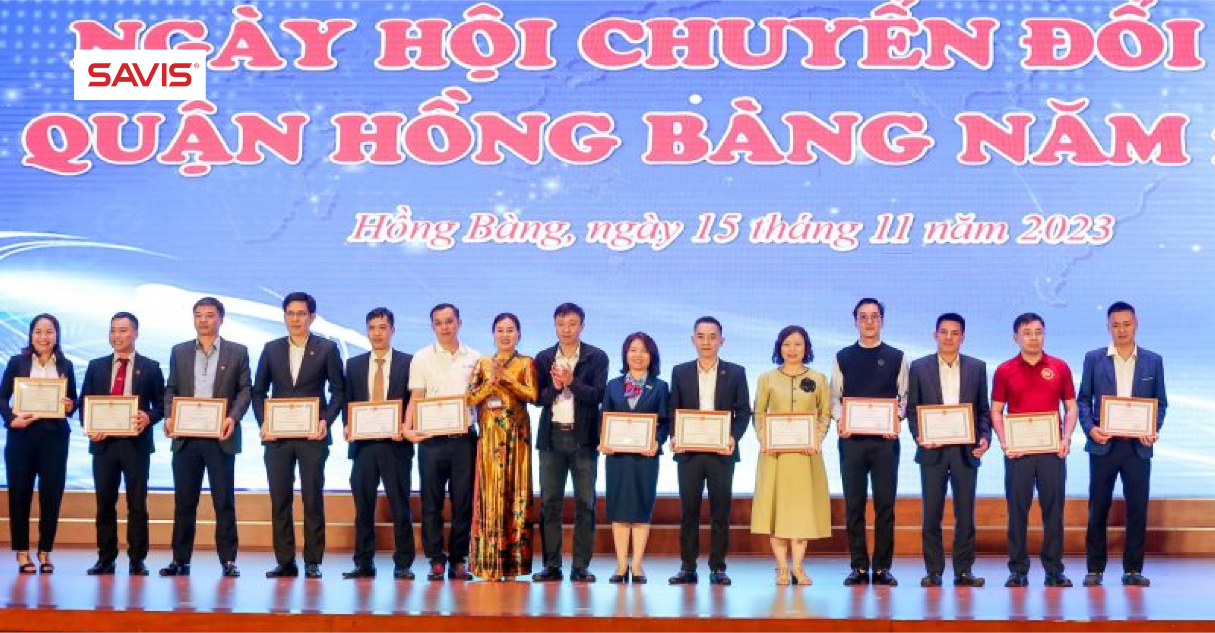 SAVIS đồng hành cùng quận Hồng Bàng - TP Hải Phòng trong Ngày hội Chuyển đổi số 2023 