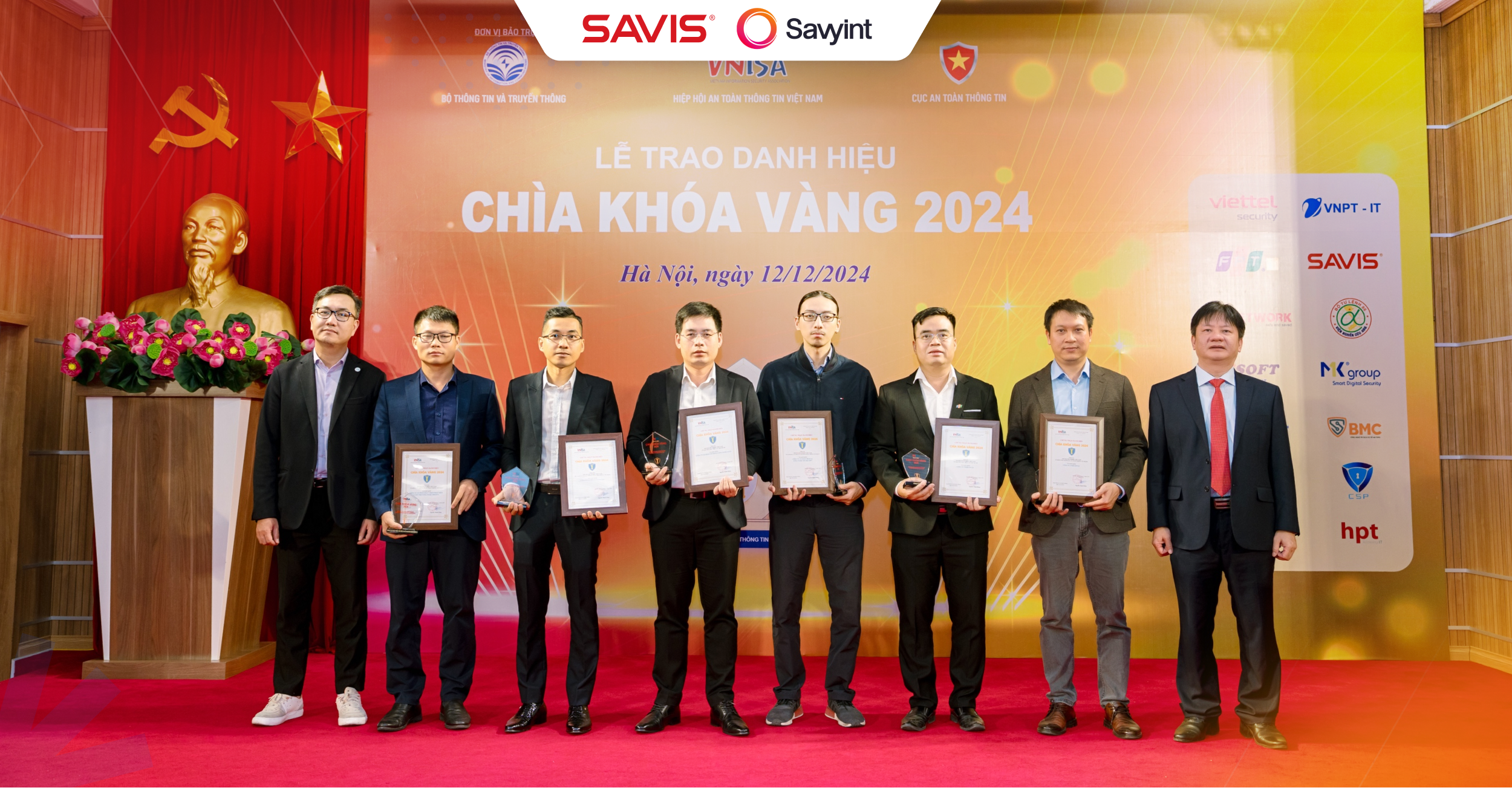 SAVIS thắng 04 giải liên tiếp tại Lễ trao Danh hiệu Chìa khóa vàng 2024