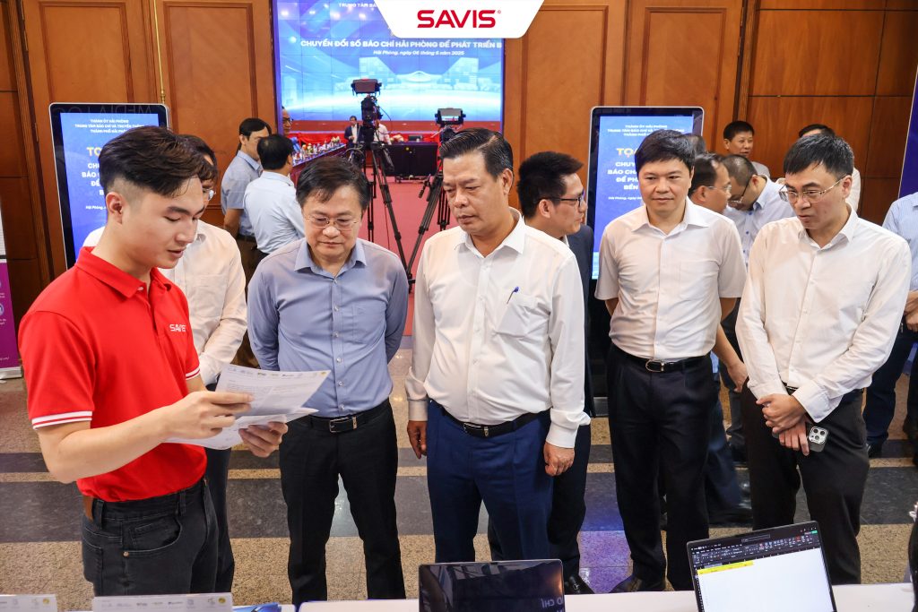 Tiên phong ứng dụng AI, SAVIS đồng hành cùng chuyển đổi số báo chí - truyền hình thành phố Hải Phòng 3 Savis June 6th 07