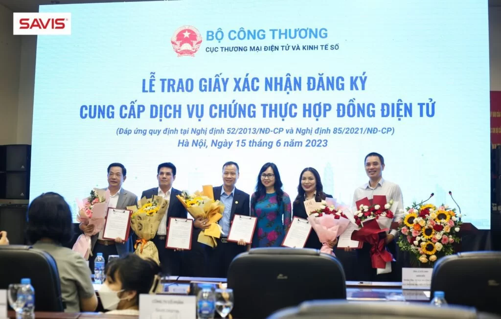 SAVIS sở hữu Hệ giải pháp ký số, định danh, mã hóa dữ liệu tuân thủ pháp lý nghiêm ngặt 2 Tro thanh To chuc Chung thuc hop dong dien tu CeCA